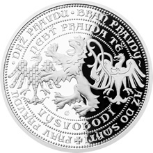 Náhled Reverzní strany - Stříbrná medaile Jan Hus