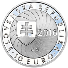 Náhled Averzní strany - 2016 - 10 € - K prvému predsedníctvu Slovenskej republiky v Rade Európskej únie Ag b.k.