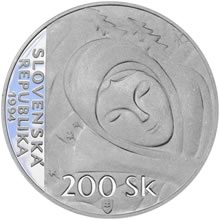 Náhled Reverzní strany - 200Sk 1994/ I. Alexy - b.k.
