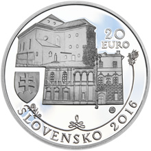 Náhled Averzní strany - 2016 - 20 € - Pamiatková rezervácia Banská Bystrica Ag b.k.