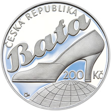 Náhled Reverzní strany - 200 Kč Tomáš Baťa ml. b.k.