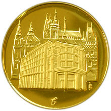 Náhled Reverzní strany - Pamětní medaile k 5. výročí Komerční Banky a.s. 1990-95