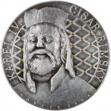 Náhled Averzní strany - 650. výročí korunovace Karla IV. - číslovaná