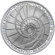 Náhled Reverzní strany - Stříbrná medaile Rozhledna Lednický minaret