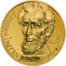 Náhled Reverzní strany - A.Lincoln - americký prezident - zlato 1/2 Oz
