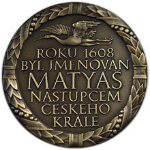 Náhled Reverzní strany - Medaile Matyáše II.