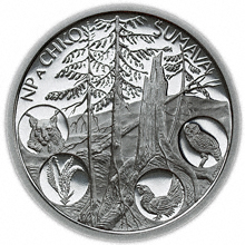 Náhled Averzní strany - Národní parky České republiky - stříbrné medaile