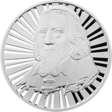 Náhled Reverzní strany - Stříbrná titulární medaile Mgr. proof