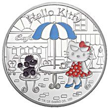 Náhled - Hello Kitty/Cafe Ag 1,5 €  Proof