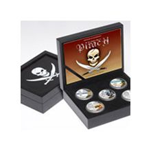 Náhled - Golden Age Piracy 5-coin set  Ag Proof Tuvalu