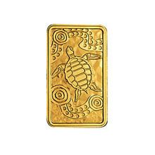 Náhled - Turtle Dreaming - zlatá mince ve tvaru slitku 10 gramů