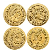 Náhled - 2012 Roman Empire - Constantine the Great, Theodos I, Valentinian III, Romulus Augustulus