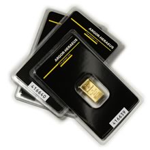 Náhled - Argor Heraeus SA 2 gramy - Investiční zlatý slitek - Set 10ks slitků