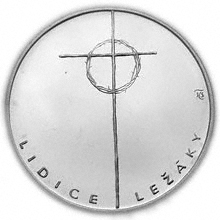 Náhled Averzní strany - 1992 - B.K. - 100 Kčs - Lidice - Ležáky