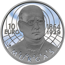 Náhled Averzní strany - 2014 - 10 € - Jozef Murgaš - 150. výročie narodenia b.k.
