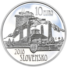 Náhled Averzní strany - 2018 - 10 € - Dušan Samuel Jurkovič – 150. výročie narodenia Ag b.k.