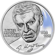 Náhled Reverzní strany - 2024 - 10 € Jozef Króner - 100. výročie narodenia Ag proof