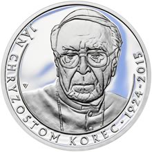 Náhled Reverzní strany - 2024 10 € Ján Chryzostom Korec - 100. výročie narodenia Ag b.k.