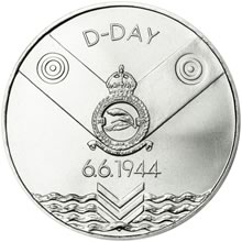 Náhled Averzní strany - 1994 - b.k. - 200 Sk D-Day - 50. výročí vylodění spojeneckých vojsk v Normandii