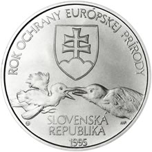 Náhled Reverzní strany - 1995 - 200 Sk Rok ochrany evropské přírody b.k.