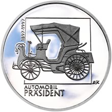 Náhled Reverzní strany - 1997 - b.k. - Automobil President