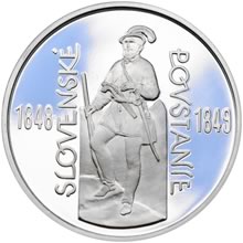 Náhled Reverzní strany - 1998 - 200 Sk 150. Výročí vzniku Slovenské národní rady a vypuknutí SNP b.k.