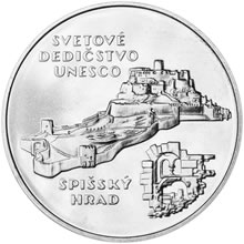 Náhled Averzní strany - 1998 - 200 Sk Světové dědictví UNESCO - Spišský Hrad b.k.