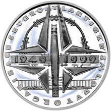 Náhled Reverzní strany - 1999 - Proof - 50. výročí založení NATO