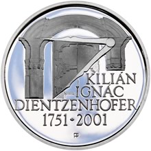 Náhled Reverzní strany - 2001 - b.k. - K.I.Dientzenhofer