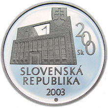 Náhled Averzní strany - 200Sk 2003/ Imrich Karvaš - 100. výročí narození b.k.