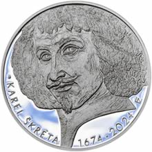 Náhled Reverzní strany - 2024 Proof - 200 Kč Karel Škréta