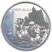 Náhled Reverzní strany - 2006 - b.k. - 500 Sk Ochrana přírody a krajiny – Národní park Muránska planina