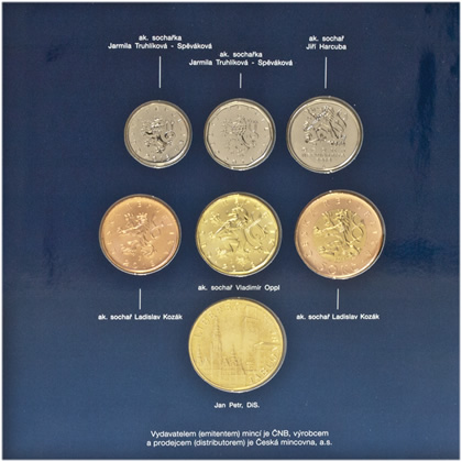 Náhled Reverzní strany - Sada oběžných mincí 2013 Liberecký kraj