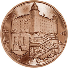 Náhled Averzní strany - Bratislava - 1 Oz Měď b.k.