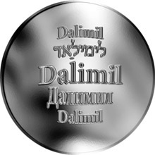 Náhled Reverzní strany - Česká jména - Dalimil - stříbrná medaile