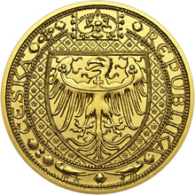 Náhled Averzní strany - Nejkrásnější medailon IV. - Karlštejn zlato Proof