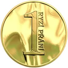 Náhled Averzní strany - Ryzí přání ÚSPĚCH - zlatá medaile