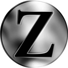 Náhled Averzní strany - Česká jména - Zbyšek - velká stříbrná medaile 1 Oz