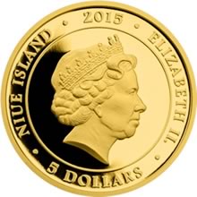 Náhled Reverzní strany - Zlatá uncová mince 50 NZD Bob a Bobek proof