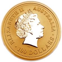 Náhled Reverzní strany - 2001 Snake 1 Oz Australian gold coin