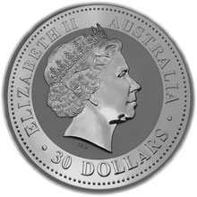 Náhled Reverzní strany - 2006 Dog 1 Kg Australian silver coin