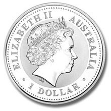 Náhled Reverzní strany - 2006 Dog 1 Oz Australian silver coin