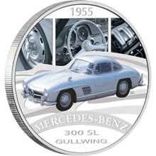 Náhled Averzní strany - 2006 Int. Classic Cars - Mercedes Benz 300 SL Gullwing Ag Proof 1 Oz