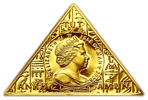 Náhled Averzní strany - Tutankhamun 1/2 Oz Au Throne