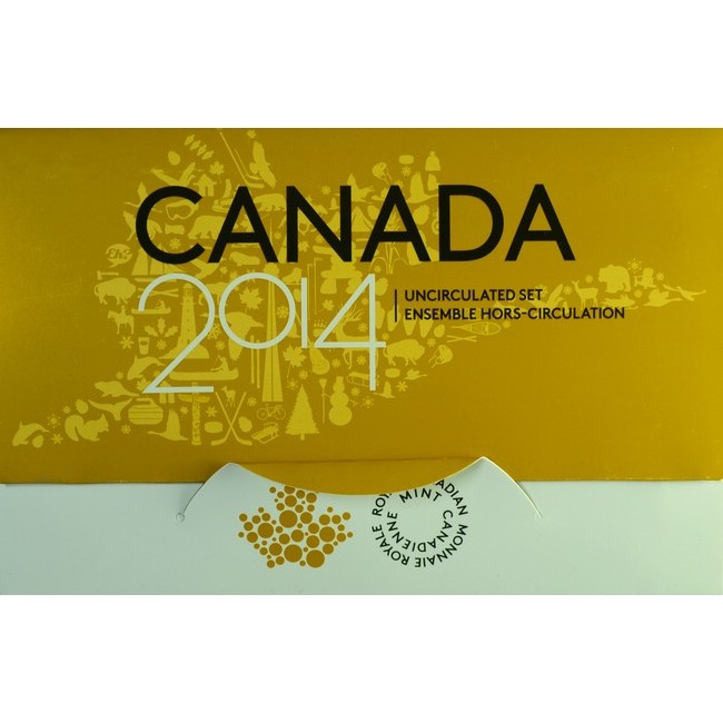 Náhled Averzní strany - Oběhové mince 2014 Canada Unc. - Blister