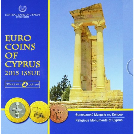 Náhled Averzní strany - 2015 Coin Set Cyprus