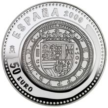 Náhled Averzní strany - 2009 Jewels of Numismatics - Cincuentín 1609 Ag Proof